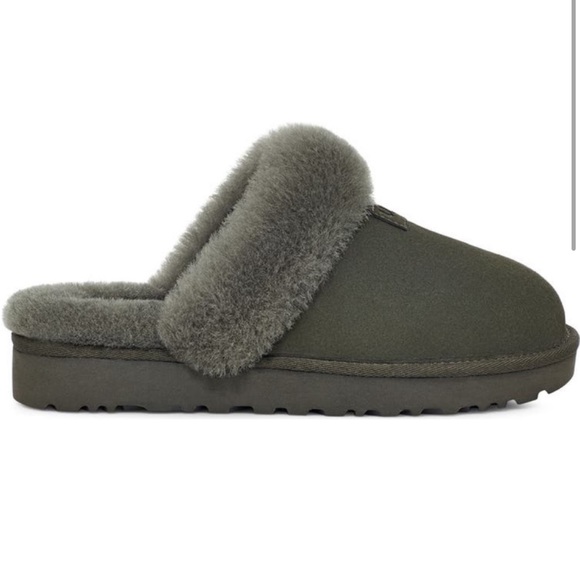 NWT ugg cozy shearling slippers in forest night - Picture 2 of 8